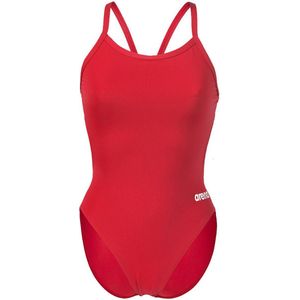 Arena Team Swimsuit Challenge Solid Red