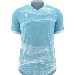 Macron Wyvern Eco Shirt Korte Mouw Heren - Columbia / Wit | Maat: 4XL