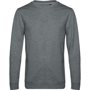 B&C Heren in sweatshirt (Heide Midden-Grijs)