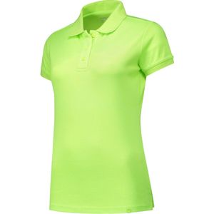 Macseis Polo Flash Powerdry dames fluor groen maat  XS