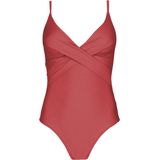 Barts Isla Shaping One Piece Vrouwen Badpak - maat 44 - Rood