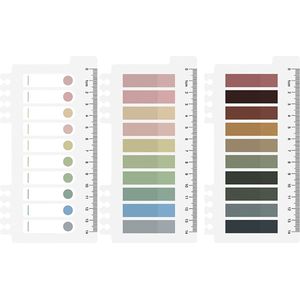 BOTC Sticky notes - 600 stuks Index tabs - Memoblok - Zelfklevend - 30 Kleuren