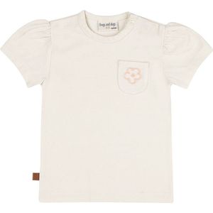 Frogs and Dogs - T-shirt Flo | White Alyssum - Katoen - Maat 86