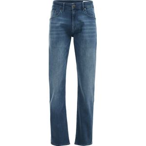 WE Fashion Heren regular fit jeans van jog denim