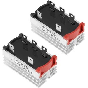 2-Delige Bruggelijkrichter Hoogwaardige Metalen Behuizing Enkelfasige Diode Driefasige Diode 50 AmpèRe 1200 V Aluminium - html - content - need - gezocht .
