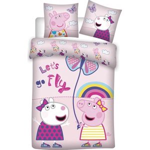 Peppa Pig Dekbedovertrek - Junior Size 100 x 140 cm - Peppa Pig (1000405)