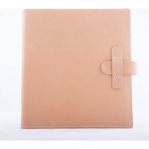 Atoma PUR Lederen map A5 naturel blanco (effen)