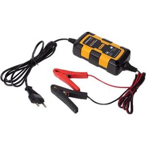 Perel Acculader/druppellader, 12 V loodzuuraccu's, met ledstatusweergave, voor auto, motor, scooter, boot, camper