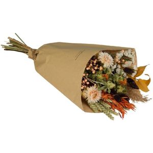 Veldboeket droogbloemen Dark Amber | Maat M - Hoogte boeket ± 50 centimeter | Per boeket te bestellen