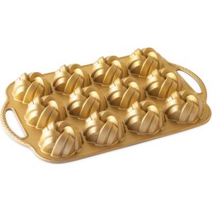 Tulband Bakvorm ""Braided Mini Bundt Pan"" - Nordic Ware | Premier Gold
