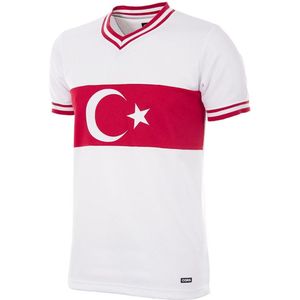 COPA - Turkije 1979 Retro Voetbal Shirt - S - Wit; Rood