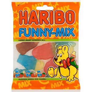 Haribo fun-mix uitdeelzakjes 24 x75 gram