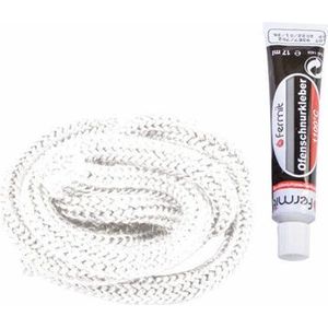 Reparatieset Kachel | Kachelkoord Wit (10mm) en Hittebestendige Lijm