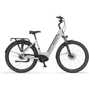 PUCH E-Modern SUV N7 Elektrische Fiets – E-bike – Rijklaar Geleverd - Lage Instap - Framemaat 49 - Uitneembare Accu - 28 Inch - 250W Ananda Middenmotor - 150 km Actieradius - Silk Grey Matt