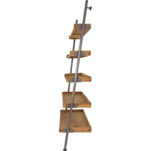 Housecraft Living Wally Stellingkast - Bruin}