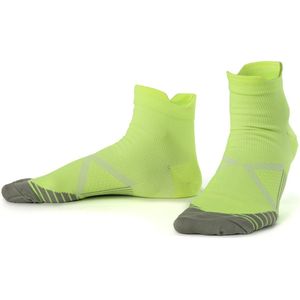 Ecorare® - Hardloopsokken – Lage sokken – Sportsokken – Geel – Maat l/xl