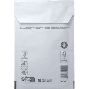 DULA - Luchtkussen envelop A11 100x165mm - doos 200 stuks - Bubbel enveloppen