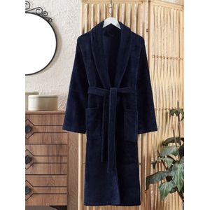 Lubna Home Triga badjas S-M Zachte Katoen Triga Badjas S-M DONKER BLAUW
