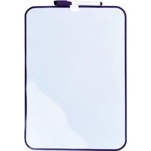 Whiteboard Desq 24x34cm Marker Paars Profiel