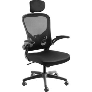 tectake® Bureaustoel - Ergonomische directiestoel - Hoofdsteun - Draaistoel - Bureaustoel - PC-stoel