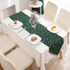 Kersttafelloper jute & Katoenboom sneeuwvlok tafelloper dressoir sjaals tafellinnen voor thuis tafelkleed eettafel decoratie