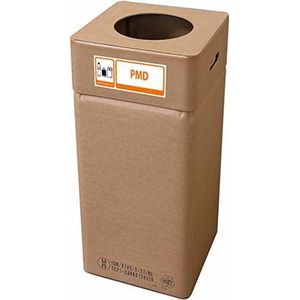 Afvalbak karton, Afvalbox PMD (hoog 80 cm herbruikbaar)