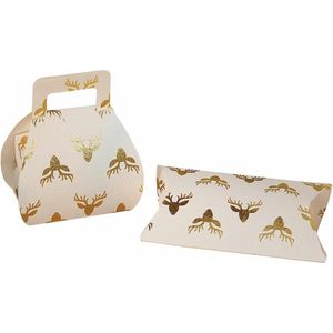 LOBERON Cadeaubox set van 2 Sylphine wit/goudkleurig