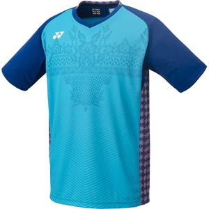 Yonex heren tennis badminton shirt - very cool - blauw - maat M