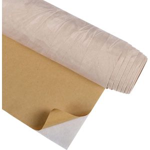 Beige zelfklevend behang - fluweel vilt - 30 cm x 200 cm