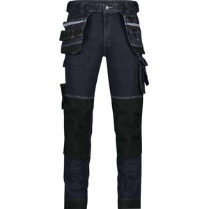 Stretch holsterzakkenjeans met kniezakken