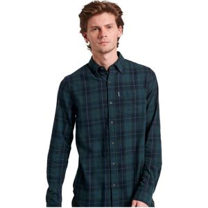 Superdry Vintage Check Shirt Met Lange Mouwen Groen S Man