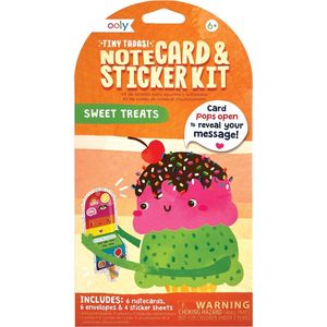 Ooly - Tiny Tadas! Note Cards & Sticker Set - Sweet Treats