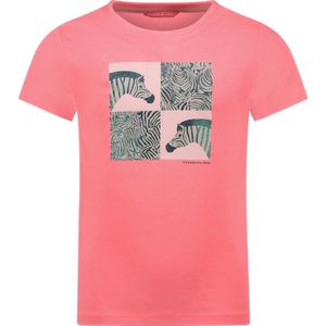 TYGO & vito X402-5402 Meisjes T-shirt - Neon Pink - Maat 98-104