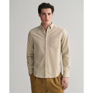 Gant Reg Ut Corduroy Overhemd Beige S Man