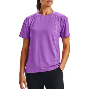 T-shirt Under Armour  Sport Graphic SS - Paars - Maat L