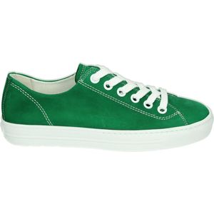 Paul Green 4704 - Lage sneakersDames sneakers - Kleur: Groen - Maat: 40.5