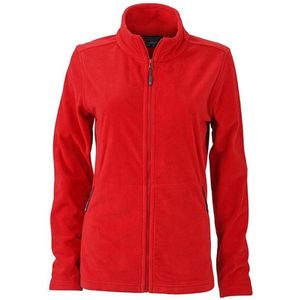 James and Nicholson Dames/dames Basic Fleece Jacket (Rood)