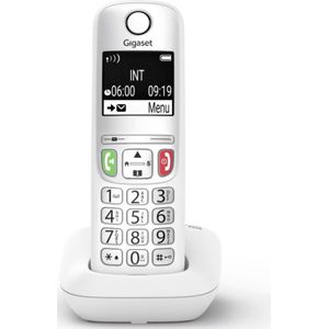 Gigaset A605 draadloze huistelefoon - gemakkelijk in gebruik - verlichte toetsten - goed contrast - wit