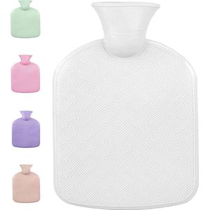 Warmwaterkruik, warmwaterkruik van pvc, 2 l, inhoud Classic (Botgroen)