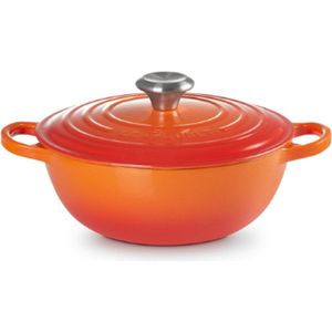 Le Creuset - Braadpan - Marmite - Oranjerood - Ø 24 cm / 3,1 Liter