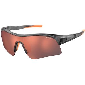 Polaroid Sportbril - Unisex - grijs/oranje