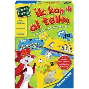 Ravensburger Spel: Leer tellen van 1 tot 10 op 4 manieren | Leeftijd 4-7 jaar | 1-4 spelers