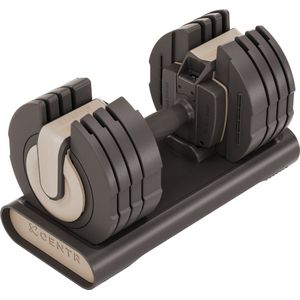 Centr Smart Stack 50 - Verstelbare Dumbell - 2.3 tot 22.5 kg - 1 stuk - met ergonomische hendel - 10 dumbbells in één