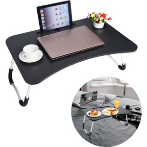 Cheqo® Stevige Bedtafel - Inklapbaar Schootbureau - Banktafel - Bedtafel - Laptopstandaard - Ontbijt op Bed