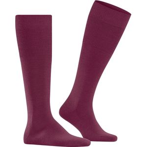 FALKE Airport heren kniekousen - paars (red plum) - Maat: 41 - 42