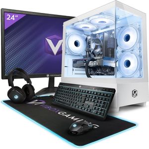 Vibox II-136 Game PC - 24"" Scherm Pakket - Six-Core Intel i5 11400F Processor - Nvidia RTX 3060 OC 12GB - 16GB RAM - 1TB NVMe SSD - Windows 11 - WiFi