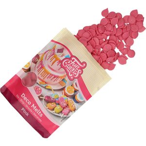 FunCakes Deco Melts Smeltsnoep - Candy Melts - Smeltchocolade - Roze - 250g