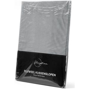 Sleeptime Velvet 2 in 1 kussenslopen Grijs 60 x 70