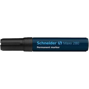 Schneider permanent marker 280 beitel zwart 5st.
