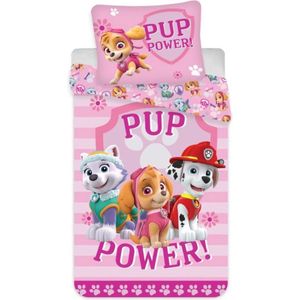 Paw Patrol dekbedovertrek Pup Power 140 x 200 cm - 70 x 90 cm (polyester)